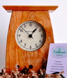 fiddleheads clock donation